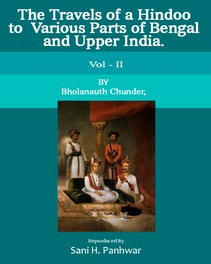 The Travels of a Hindoo to Various Parts of Bengal and Upper India - Volume II..pdf